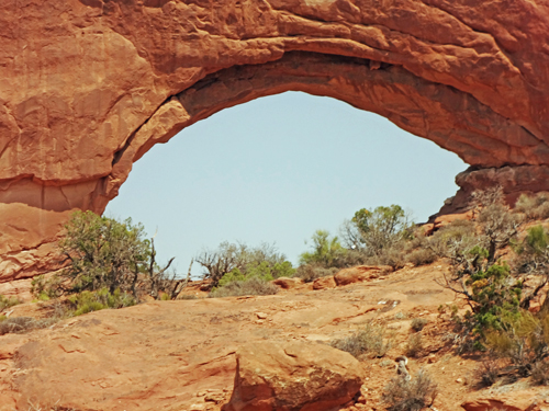 North Arch at the windows